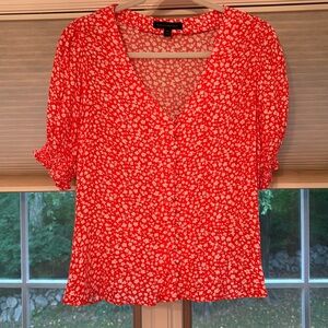 Banana Republic Floral Blouse